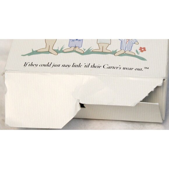 VTG Carters NEW Bunny Fun Baby Blanket Receiving Kite Skipping Rope Friend 32x40 - Picture 9 of 9